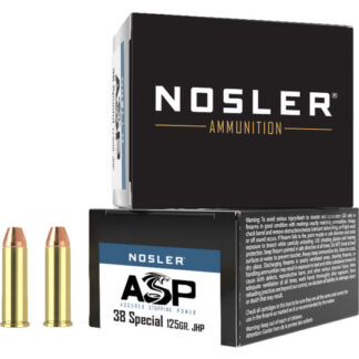 40137 Nosler NOS 38SP 125GR ASP JHP 20RD 38 Spl