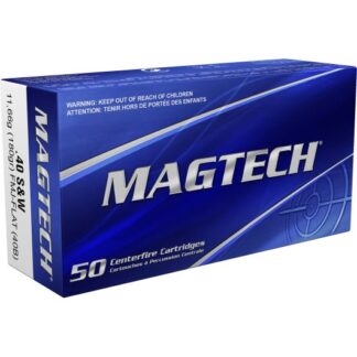 40B-MGT Magtech Ammunition MGT 40SW 180GR FMJFN 50RD 40 S&W