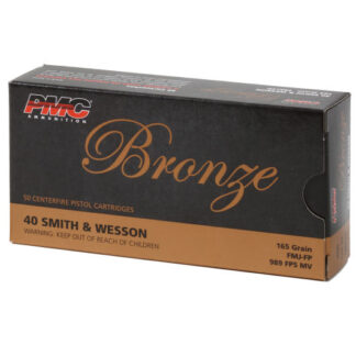 40D PMC 40SW 165GR BRO FMJFP 50RD 40 S&W