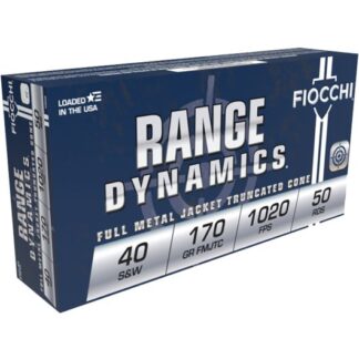 40SWA Fiocchi FIO 40SW 170GR FMJTC 50RD 40 S&W
