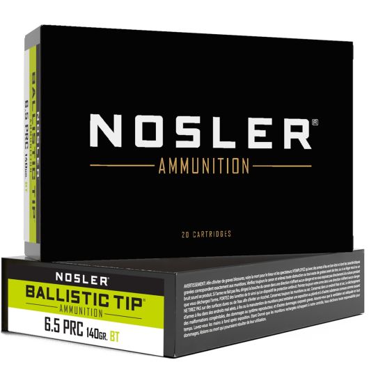 43457 Nosler NOS 6.5PRC 140GR BTIP 20RD 6.5 PRC