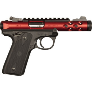 43910 Ruger Mark IV 22 LR 4.4" Red Anodized