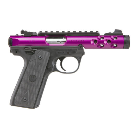 43915 Ruger Mark IV 22 LR 4.4" Purple Anodized
