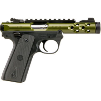 43916 Ruger Mark IV 22 LR 4.4" Green Anodized