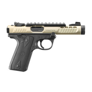 43955 Ruger Mark IV 22 LR 4.4" Champagne