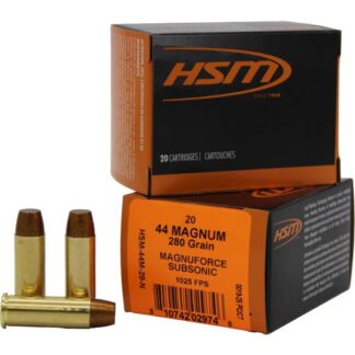44M-20-N HSM 44M 280GR SUB LFN 20RD 44 Rem Mag