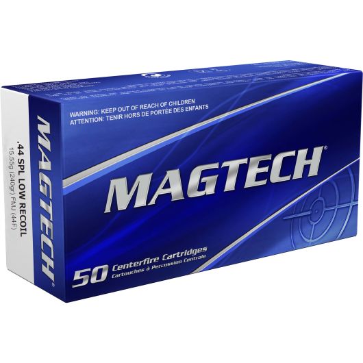 44F Magtech Ammunition MGT 44SP 240GR LOWREC FMJ 50RD 44 S&W Spl