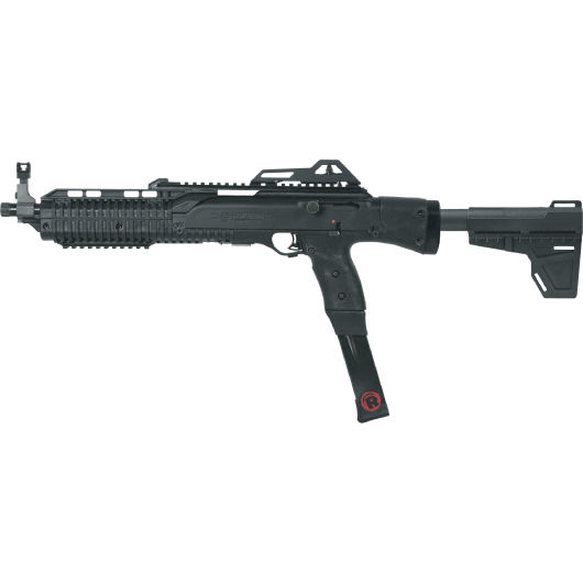 4595PBRACE2XRB Hi-Point Firearms 4595 45 Auto 14.2" Black Powder Coat