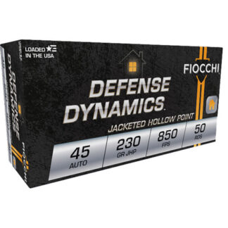 45T500 Fiocchi FIO 45AP 230GR DEFENSE JHP 50R 45 Auto