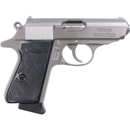 4796004 Walther Arms Inc PPK/S 380 Auto 3.3" Stainless Steel
