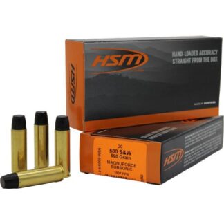 500SW-11-N HSM 500SW 590GR SUB LFN 20RD 500 S&W Mag
