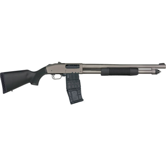50219 Mossberg 590M 12 Gauge 18.5" Tungsten Gray Cerakote