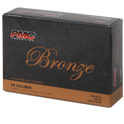 50A PMC 50BMG 660GR BRO FMJBT 10RD 50 BMG