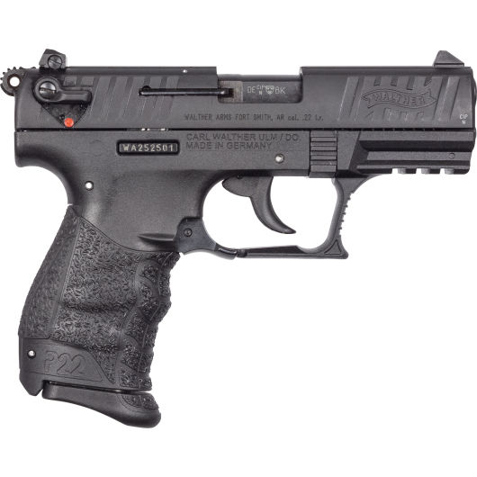 5120700 Walther Arms Inc P22 22 LR 3.4" Black