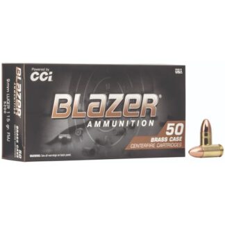 5200 CCI Ammunition 9MM 115GR BLZBRSS FMJ 50RD Luger