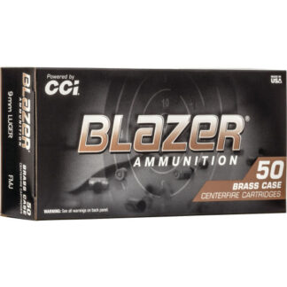 5296 CCI Ammunition 9MM 100GR BLZBRSS FMJ 50RD Luger