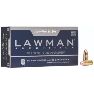 53650 Speer SPR 9MM 115GR LAW TMJRN 50RD Luger