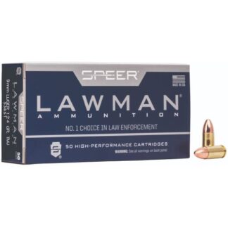 53651 Speer SPR 9MM 124GR LAW TMJRN 50RD Luger