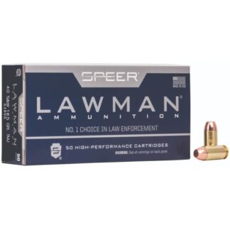 53955 Speer SPR 40SW 165GR LAW TMJFN 50RD 40 S&W