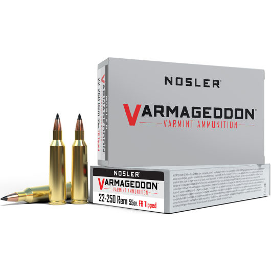 65155 Nosler NOS 22-250 55GR VARM FBT 20RD Rem