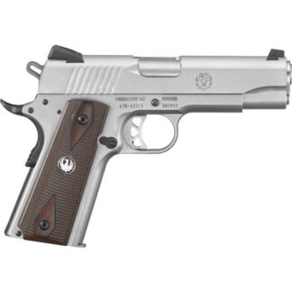6702 Ruger SR1911 45 Auto 4.2" Low Glare Stainless Steel