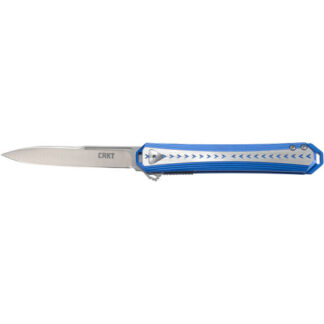 6710 CRKT CRK STICKLER DROP POINT BLUE