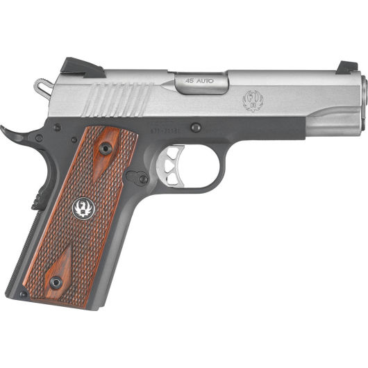 6711 Ruger SR1911 45 Auto 4.2" Black Anodized