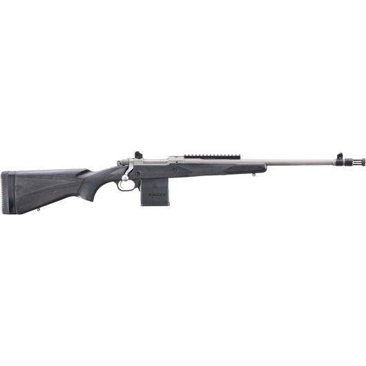 6822 Ruger Scout 308 Win 18.7" Matte Stainless Steel
