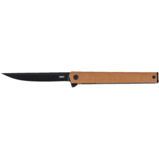 7097DK CRKT CRK CEO FLIPPER CLIP POINT TAN