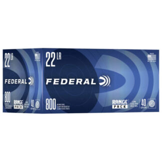 729B800 Federal Ammunition FDR 22LR 40GR RANGE LRN 800RD 22 LR