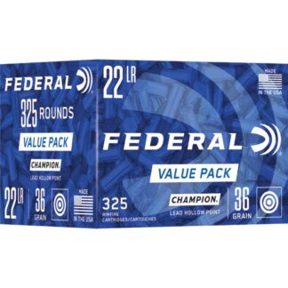 749 Federal Ammunition FDR 22LR 36GR CHAMP LHP 325RD 22 LR