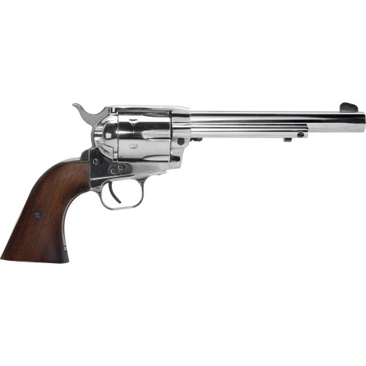 770055 European American Armory Bounty Hunter 45 Colt 7.5" 6rd Nickel Cerakote