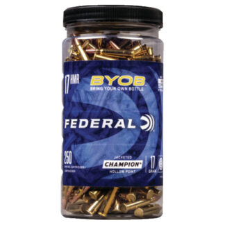 770BTL250 Federal Ammunition FDR 17HMR 17GR BYOB JHP 250RD 17 HMR