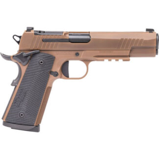 798681682256 Sig Sauer 1911 45 Auto 5.0" Coyote Tan PVD