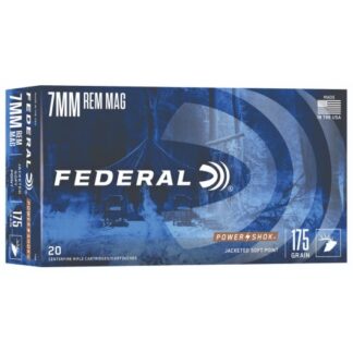 7RB Federal Ammunition FDR 7MM 175GR PWRSK SP 20RD Rem Mag