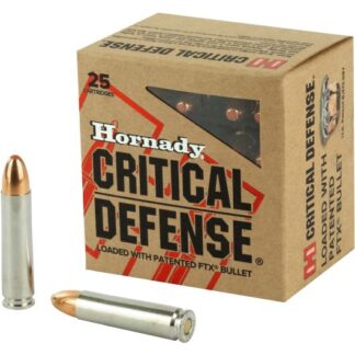81030-HRN Hornady HRN 30CAR 110GR CRITDEF FTX 25 30 Carb