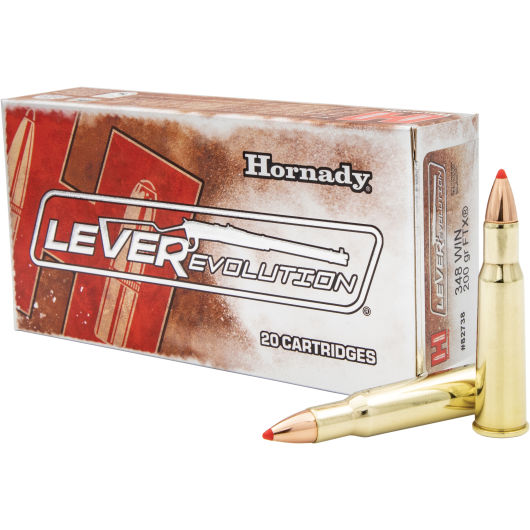 82738 Hornady HRN 348WIN 200GR LVREV FTX 20R 348 Win
