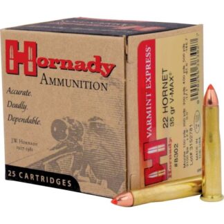 8302 Hornady HRN 22H 35GR V-MAX 25RD 22 Hornet