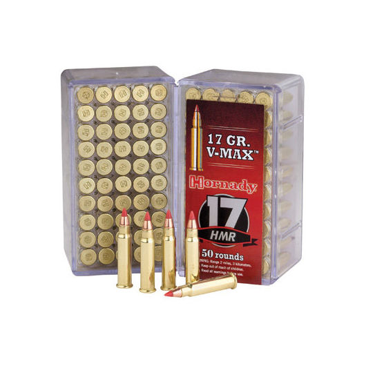 83170 Hornady HRN 17HMR 17GR V-MAX 50RD 17 HMR