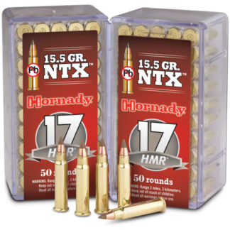 83171 Hornady HRN 17HMR 15.5GR NTX 50RD 17 HMR