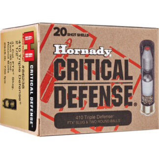 86238 Hornady HRN 410 BU 2.5-TRI CRITDEF 20R