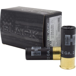 86249 Hornady HRN 12G BU 2.75-00-8P BLK 10RD 12 Gauge