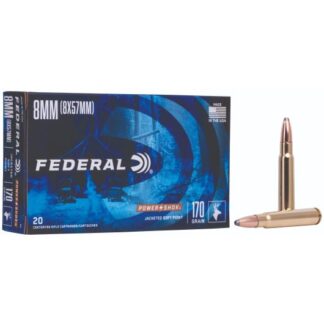 8A Federal Ammunition FDR 8X57 170GR PWRSK SP 20RD 8mm Mauser(8x57)