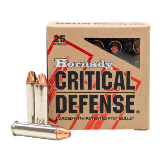 90061 Hornady HRN 327FED 80GR CRITDEF FTX 25 327 Fed Mag