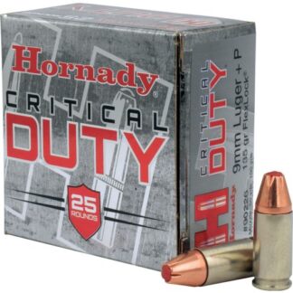 90226-HRN Hornady HRN 9MM+P 135GR CDUTY FLX 25RD 9mm Luger