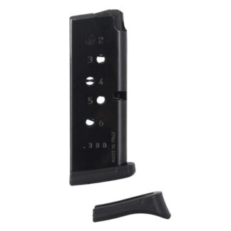 90333 Ruger RUG MAG LCP 380 6RD FINGER RST Auto