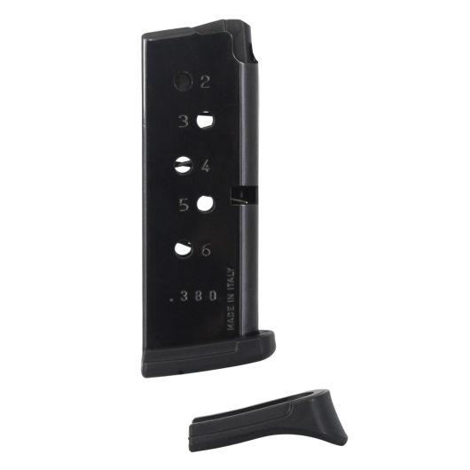 90333 Ruger RUG MAG LCP 380 6RD FINGER RST Auto