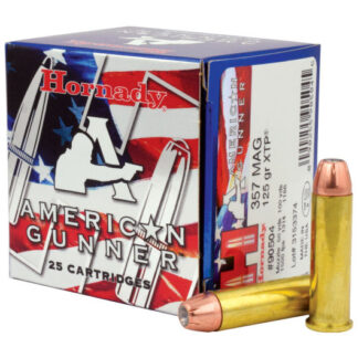 90504 Hornady HRN 357 125GR AG XTP 25RD Mag
