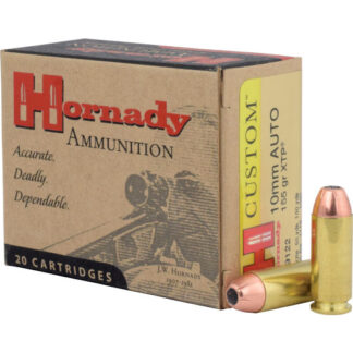 9122 Hornady HRN 10MM 155GR CUST XTP 20RD Auto