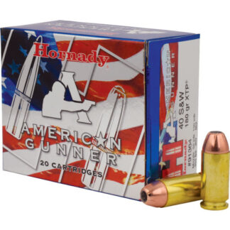 91364 Hornady HRN 40SW 180GR AG XTP 20RD 40 S&W